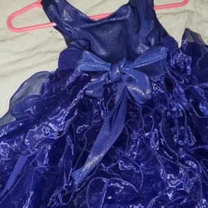 Infant girl formal pageant style ruffle dress